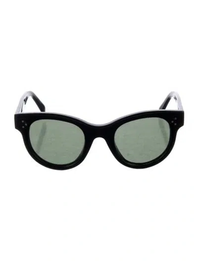 Pre-owned Celine Wayfarer Tinted Sunglasses In Black