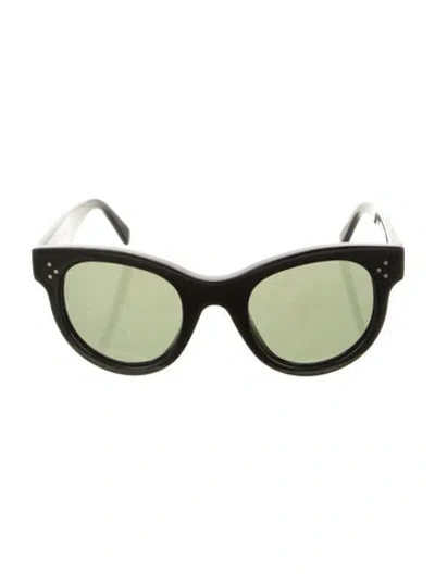 Pre-owned Celine Wayfarer Tinted Sunglasses In Black