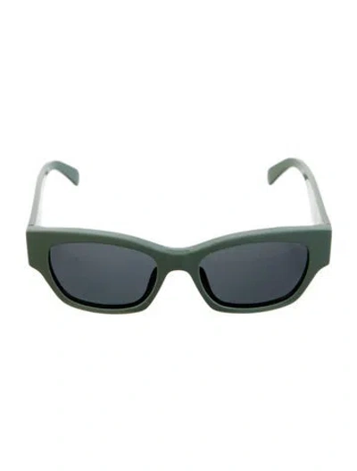 Pre-owned Celine Wayfarer Tinted Sunglasses In Blue