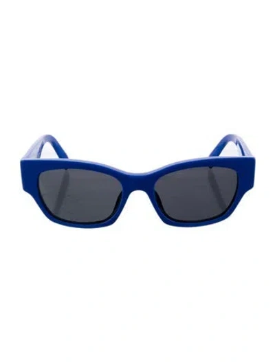 Pre-owned Celine Wayfarer Tinted Sunglasses In Blue