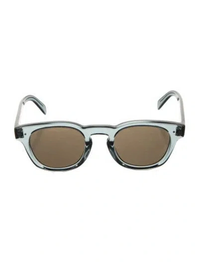 Pre-owned Celine Wayfarer Tinted Sunglasses In Blue