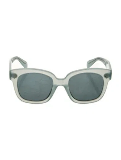 Pre-owned Celine Wayfarer Tinted Sunglasses In Blue