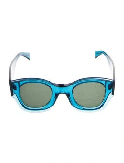 Pre-owned Celine Wayfarer Tinted Sunglasses In Blue