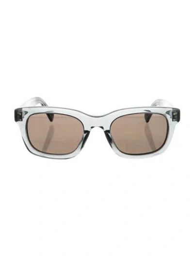 Pre-owned Celine Wayfarer Tinted Sunglasses In Blue/clear