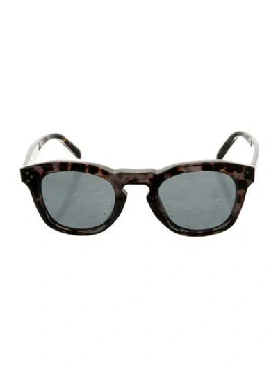 Pre-owned Celine Wayfarer Tinted Sunglasses In Brown