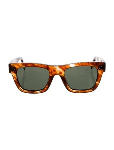 Pre-owned Celine Wayfarer Tinted Sunglasses In Brown