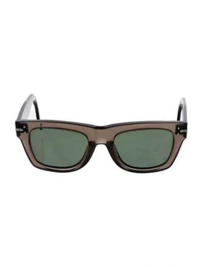 Pre-owned Celine Wayfarer Tinted Sunglasses In Brown