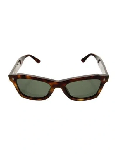 Pre-owned Celine Wayfarer Tinted Sunglasses In Brown