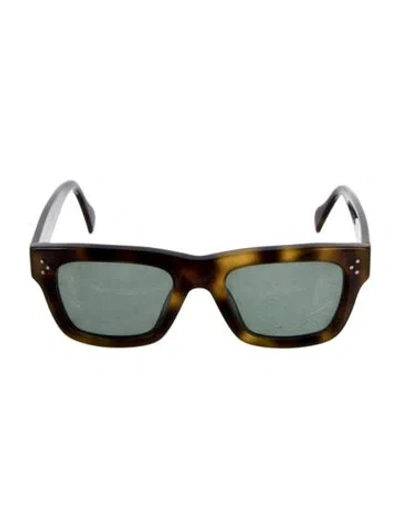 Pre-owned Celine Wayfarer Tinted Sunglasses In Brown