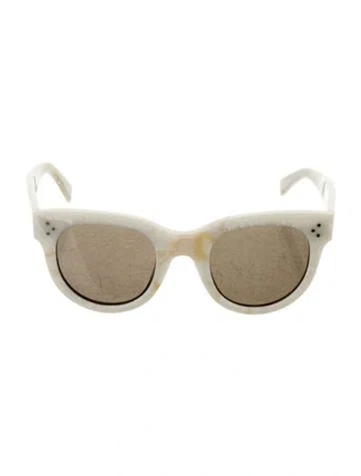 Pre-owned Celine Wayfarer Tinted Sunglasses In Neutral