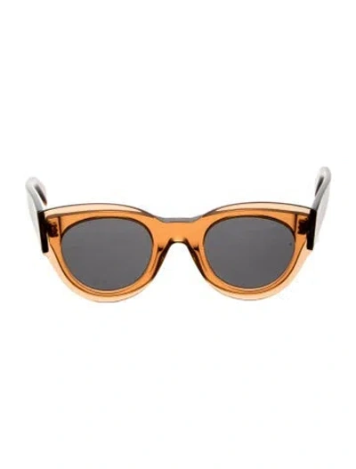 Pre-owned Celine Wayfarer Tinted Sunglasses In Neutral