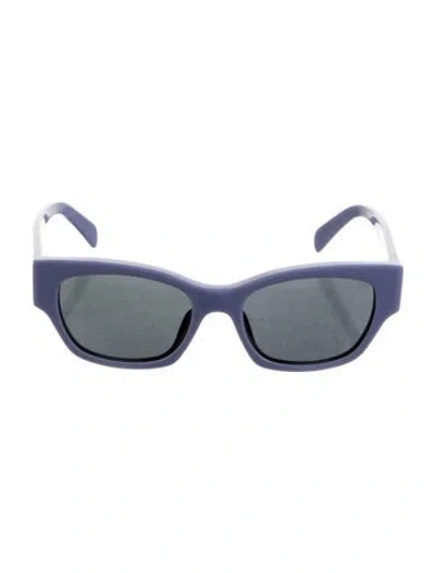 Pre-owned Celine Wayfarer Tinted Sunglasses In Purple