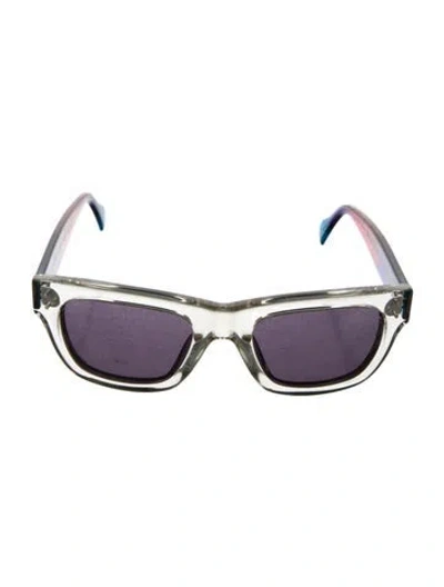 Pre-owned Celine Wayfarer Tinted Sunglasses In Purple