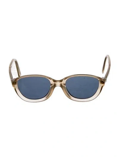 Pre-owned Celine Wayfarer Tinted Sunglasses In Transparent