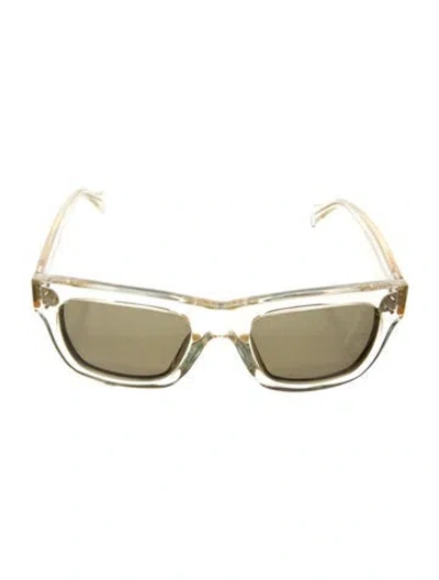 Pre-owned Celine Wayfarer Tinted Sunglasses In Transparent