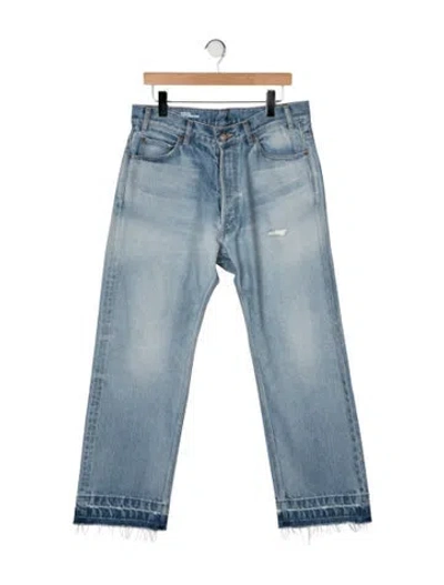 Pre-owned Celine Wesley Bootcut Jeans In Blue