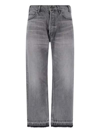 Celine Wesley Straight Jeans In Gray