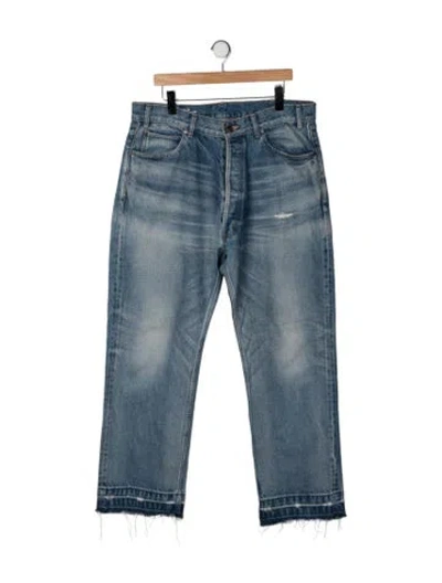 Pre-owned Celine Wesley 'zuma Wash' Straight-leg Jeans In Blue