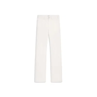 Celine Cotton Denim Jeans Men In White