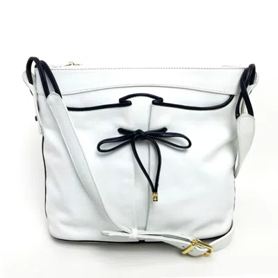 Pre-owned Celine White Leather Shoulder Bag ()