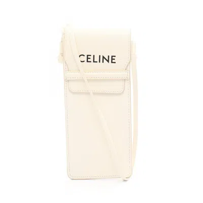 Pre-owned Celine White Leather Shoulder Bag ()