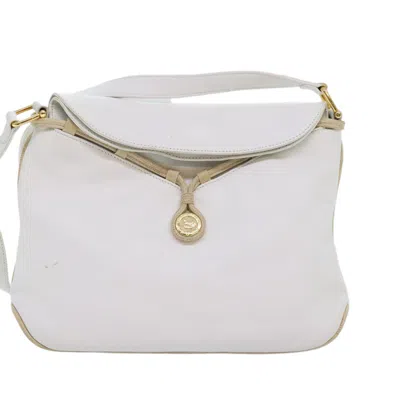 Pre-owned Celine Céline White Leather Shoulder Bag ()