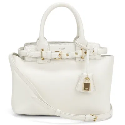 Pre-owned Celine White Leather Tote Bag ()