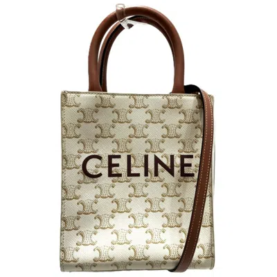 Pre-owned Celine White Leather Tote Bag ()
