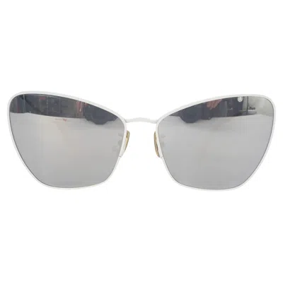 Pre-owned Celine White Metal Butterfly Sunglasses Cl40069u