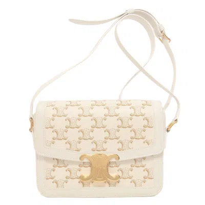 Pre-owned Celine White Pvc Leather Shoulder Bag ()