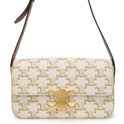Pre-owned Celine White Pvc Leather Shoulder Bag ()