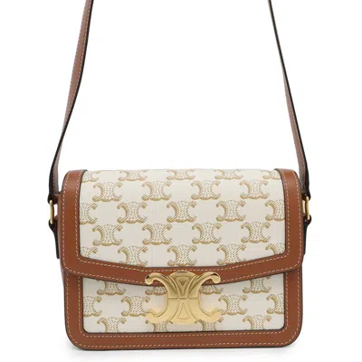 Pre-owned Celine White Pvc Leather Shoulder Bag ()