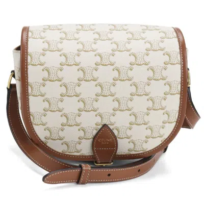 Pre-owned Celine White Pvc Shoulder Bag ()