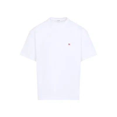 Celine White Relaxed Cotton T-shirt