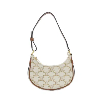 Pre-owned Celine White Shoulder Bag ()