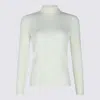 Celine White Wool Knitwear In Multi