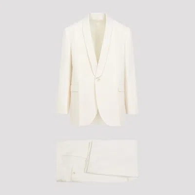 CELINE WHITE WOOL SUIT