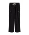 Celine Wide-leg Casual Pants In Black