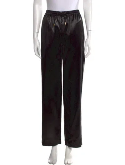 Pre-owned Celine Wide Leg Pants In Black