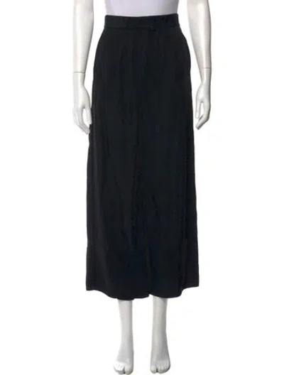 Pre-owned Celine Wide Leg Pants In Black
