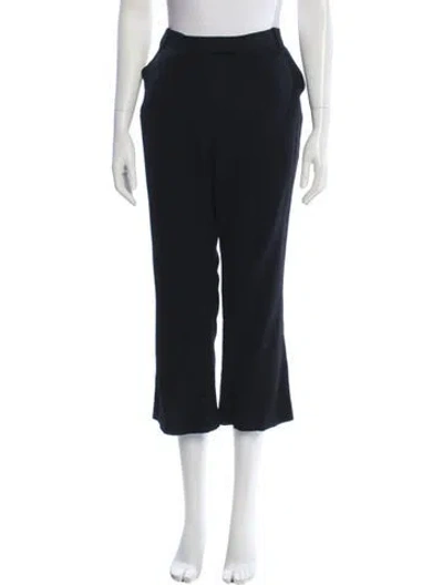 Pre-owned Celine Wide Leg Pants In Black