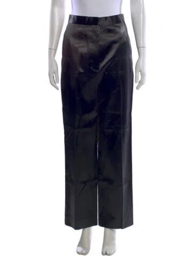 Pre-owned Celine Wide Leg Pants In Black