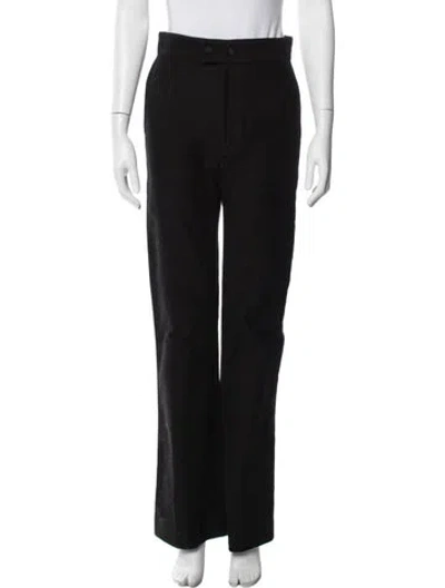 Pre-owned Celine Wide Leg Pants In Black