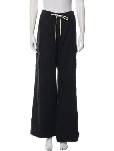 Pre-owned Celine Wide Leg Pants In Black