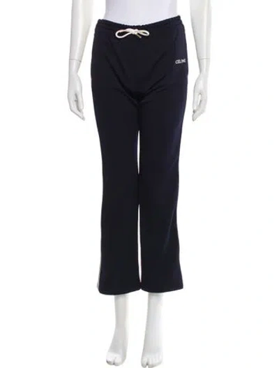 Pre-owned Celine Wide Leg Pants In Blue