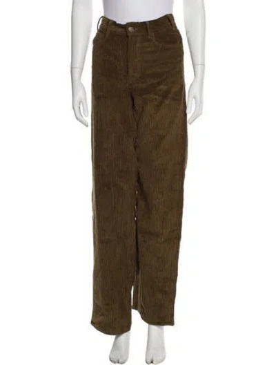 Pre-owned Celine Wide Leg Pants In Brown