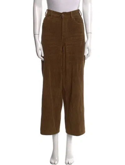 Pre-owned Celine Wide Leg Pants In Brown