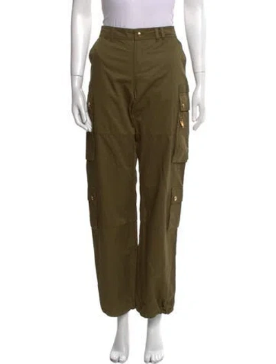 Pre-owned Celine Wide Leg Pants In Green