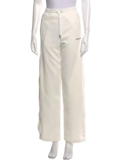 Pre-owned Celine Wide Leg Pants In Neutral