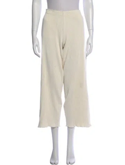 Pre-owned Celine Wide Leg Pants In Neutral